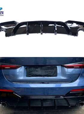 适用于宝马新4系G22G26安装MP款后唇双边单出排原车替换车身套件