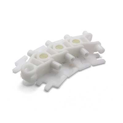 63/83/103齿形链条链板 塑料流水线防滑输送带 柔性链板厂家直销