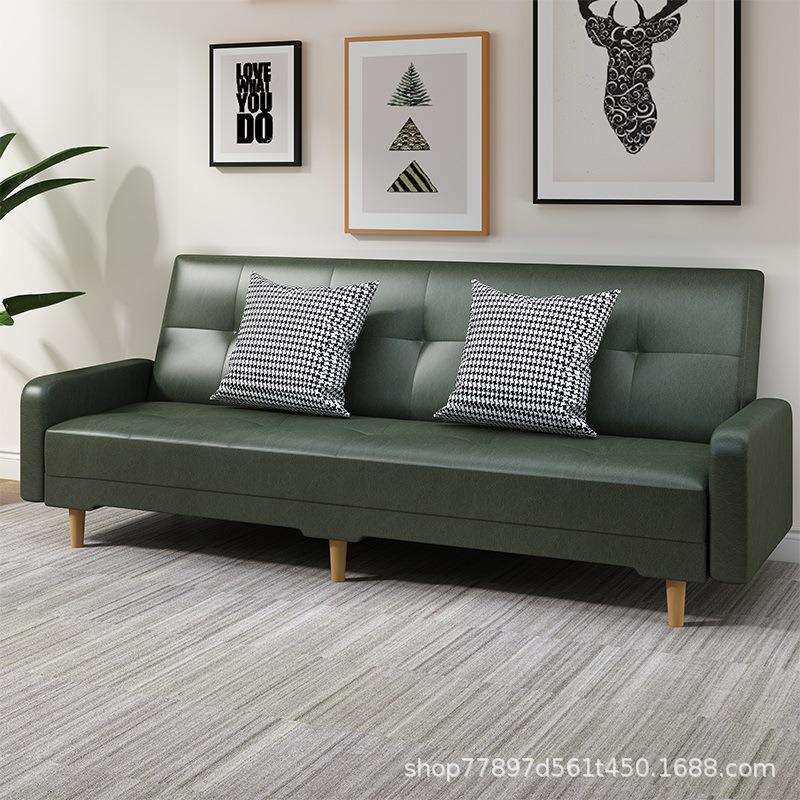 租房沙发床小户型布艺床整装皮革沙发可折叠两用客厅沙发双人三人