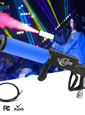 LED Handheld CO2 Gun Fog Machine Jet Smoke Machine DJ Effect