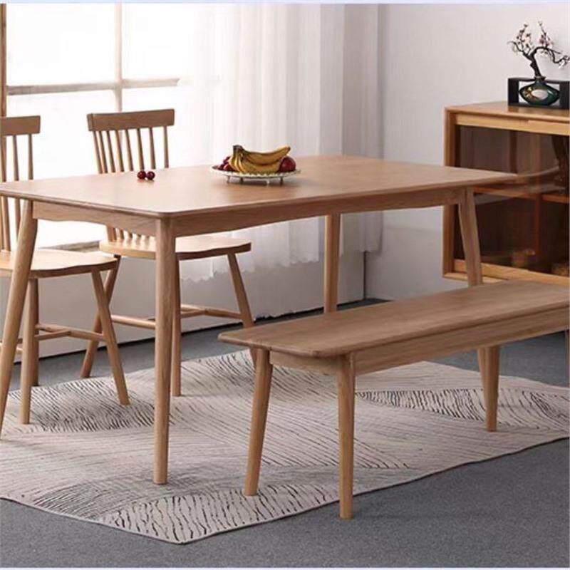 北美樱桃木实木长条凳北欧家用黑胡桃木餐桌长板凳简约卧室床尾凳