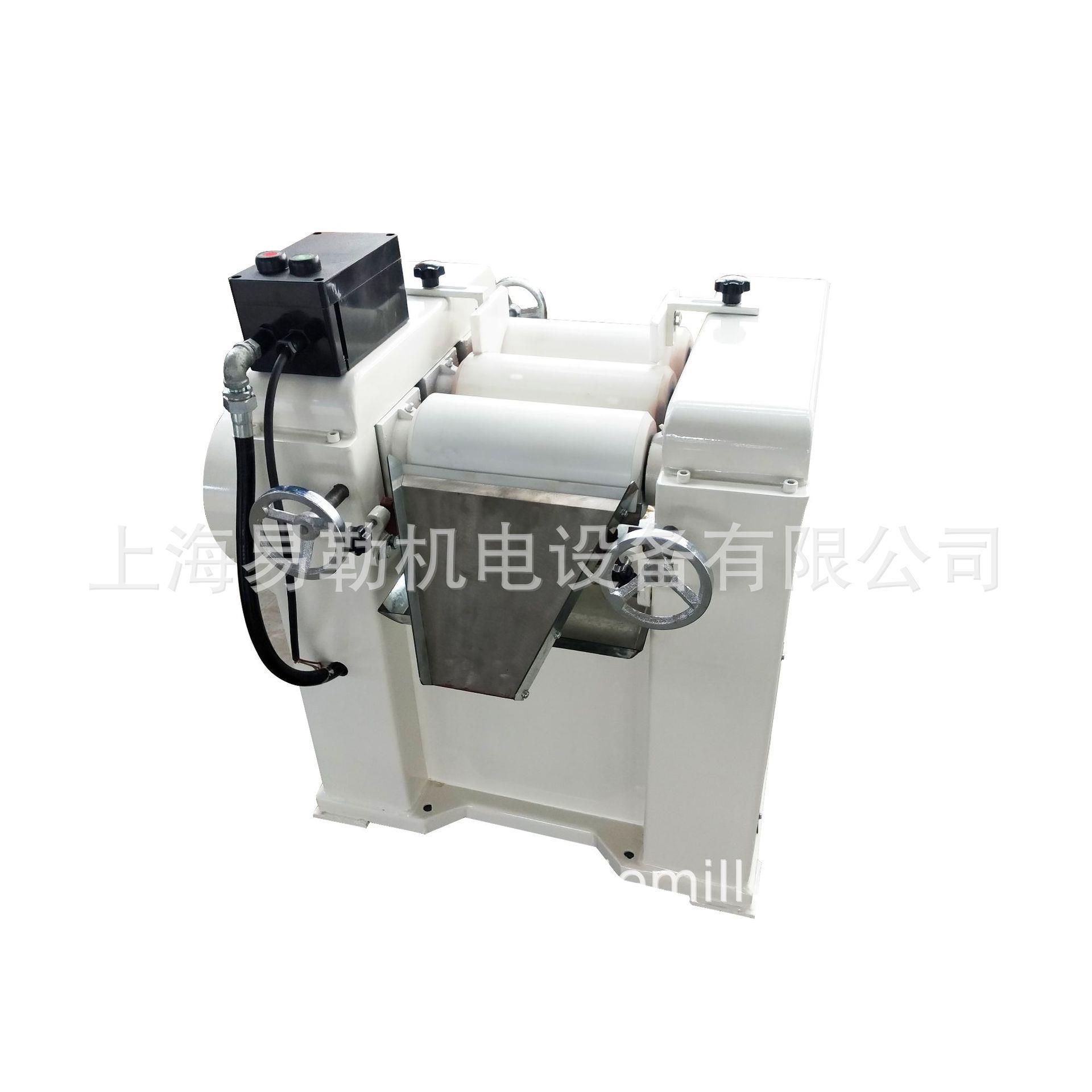 三辊研磨机处理小批量高粘度物料EGM-150可选陶瓷合金钢材质