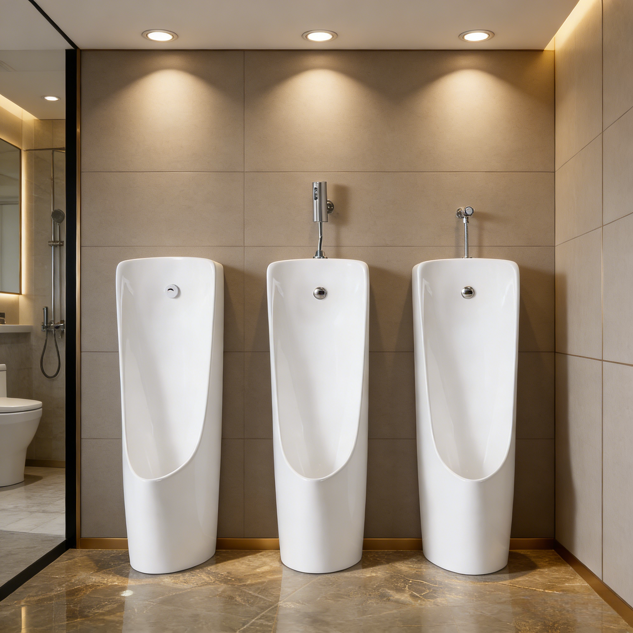 立式智能一体感应陶瓷男士落地式小便斗成人小便池家用小便器尿斗