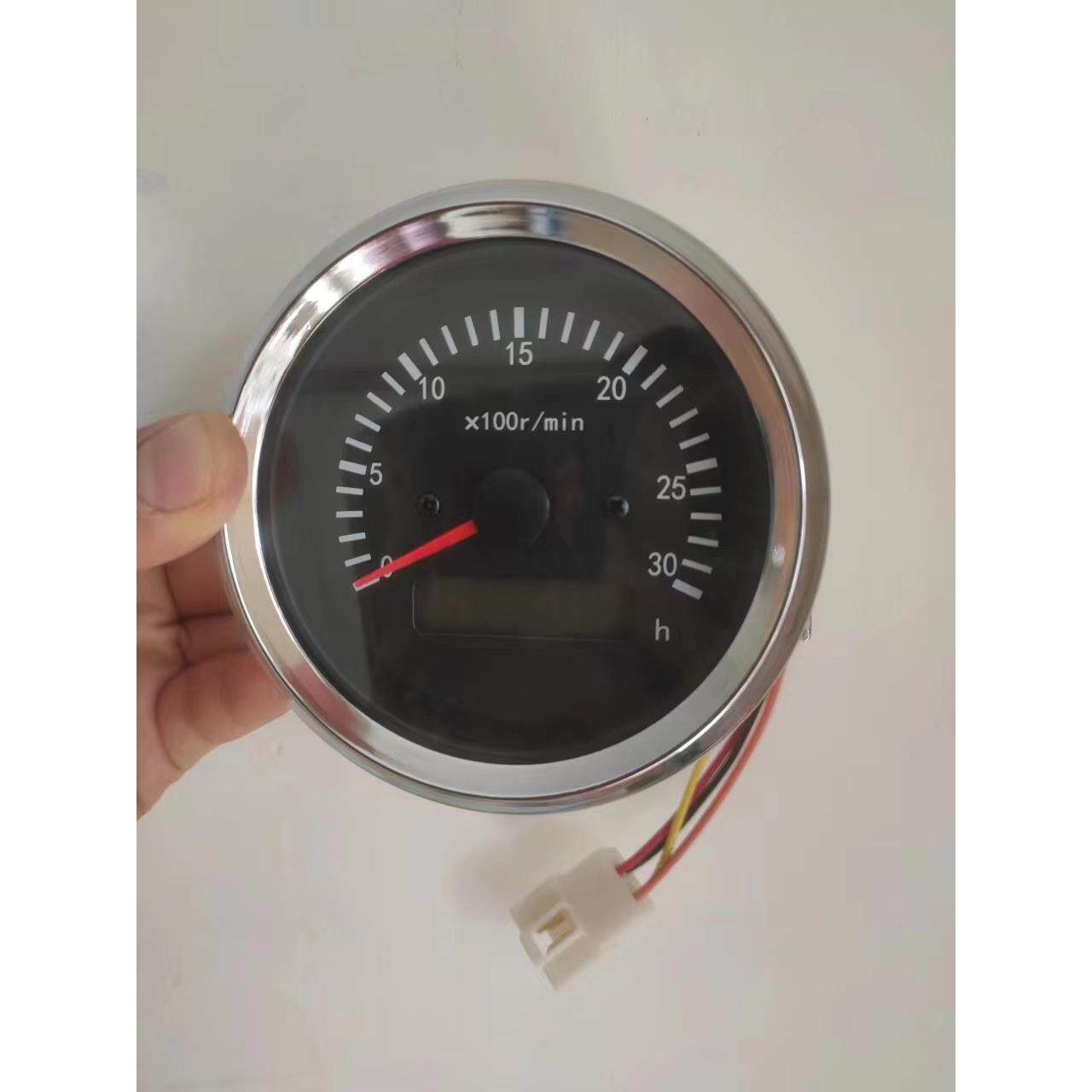 转速计时表rpm指针转速表机械发动机数字液晶显示计时船用转速表