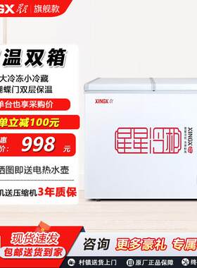 XINGX星星双温230升冰柜冰箱冷柜家用商用小型冷藏保鲜冷冻两用柜
