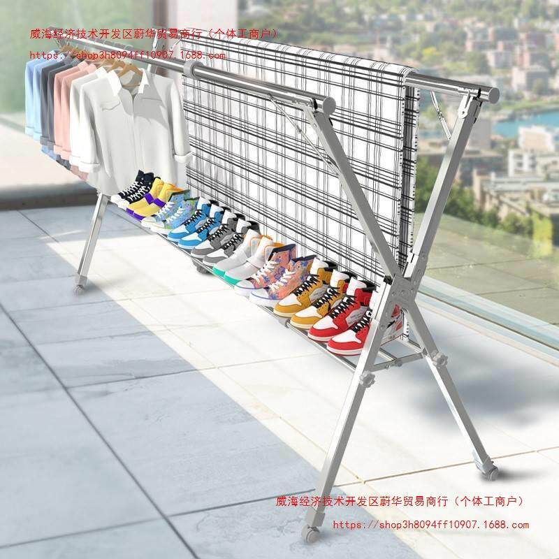 卖衣服的架摊子折叠伸缩挂摆衣架晾摆地摊货架折叠夜市展示架直销