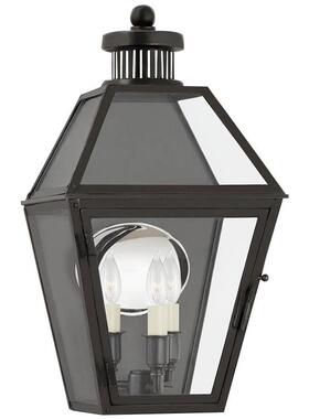 美式全铜户外壁灯花园防水庭院灯欧式复古墙壁灯走廊过道LED壁灯