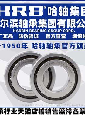 HRB 哈尔滨轴承 7602030 7602035 TN P4 DB DT DF 两联配对