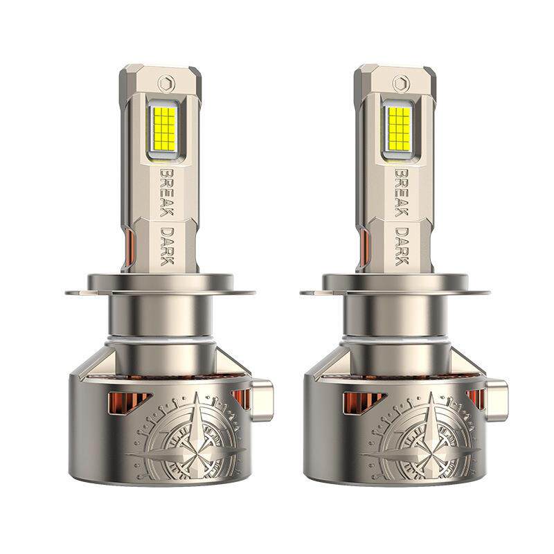 24Vled大灯卡车led大灯聚光大功率改装强光前照灯大灯灯泡H1H4H7