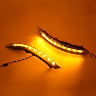 适用于沃尔沃XC90LED日间行车灯带黄光转向专车专用