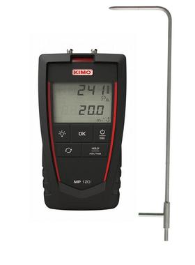 差压式风速仪法国kimo手持式皮托管风速计MP120L便携式风量仪