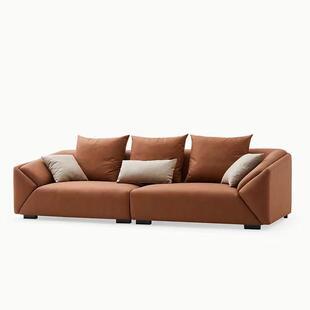 北欧布艺沙发大小户型简约现代贵妃民宿客厅家具轻奢组合套装