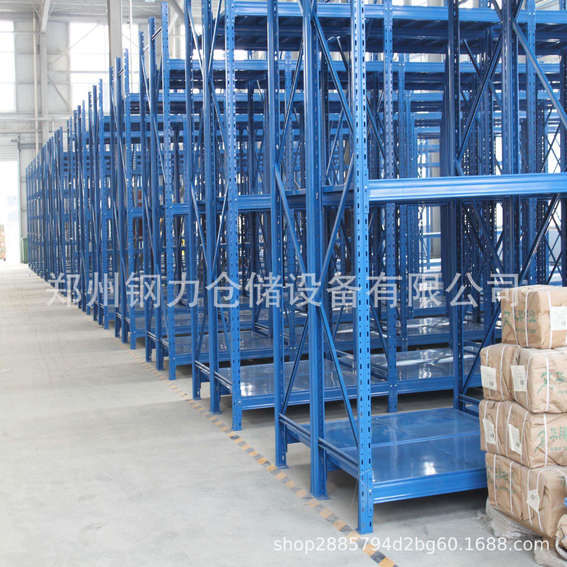 货架郑州货架可定重型立体层板金属辊轴辊筒仓库货架