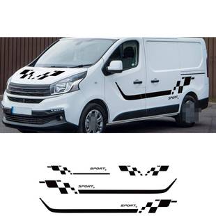 适用于雷诺Trafic23MK3MK2车门侧面贴车头车尾车贴纸A1159