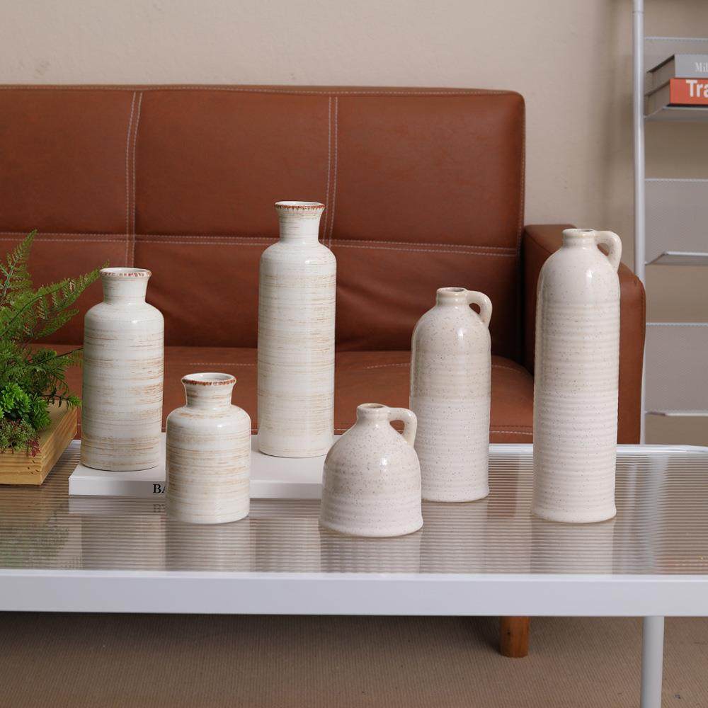 外贸简约复古裂纹高温套三工艺陶瓷花瓶摆件电视柜样品房装饰,农用物资,其他肥料,淘宝优惠券,粉丝福利购,淘宝优惠卷