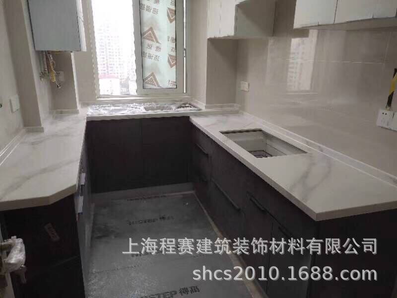 石英石人造石加工材料厨房台面装修石材