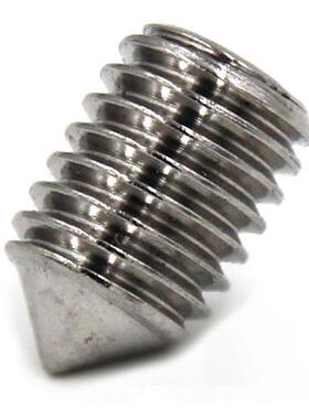 不锈钢304内六角锥端紧定螺钉DIN914M2*3