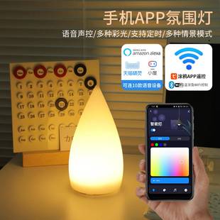 智能台灯APP小夜灯第三方AmazonAlexa/Echo/Googlehome语音控制