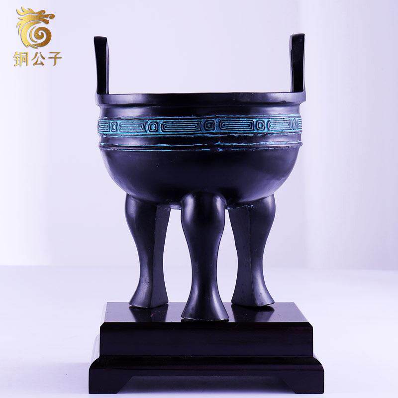 毛公鼎西周青铜器三足圆鼎客厅大堂摆件收藏开业乔迁送礼直销