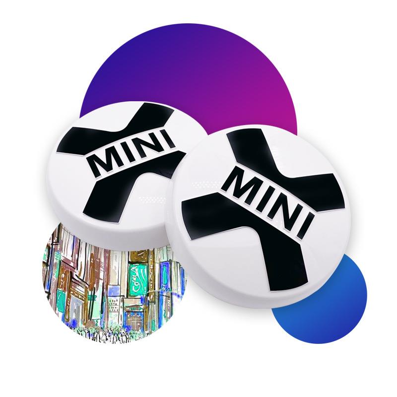 现货原厂副厂适用于汽车mini迷你中网拉力灯mini多色专用灯罩