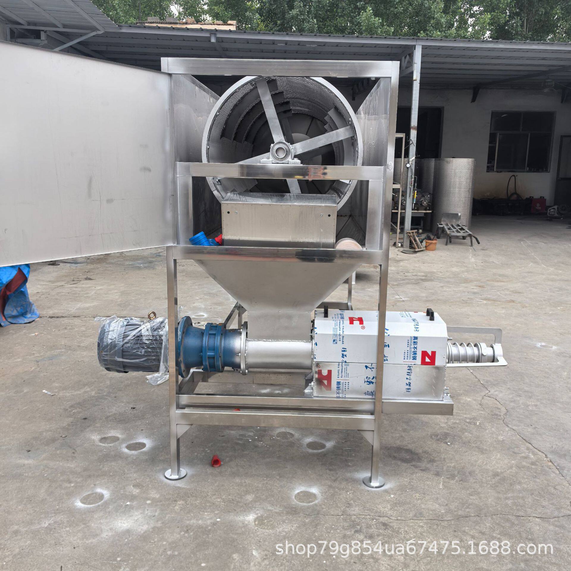 固液干湿分离机养殖场粪便脱水机牛粪猪粪鸡粪干湿分离机环保设备