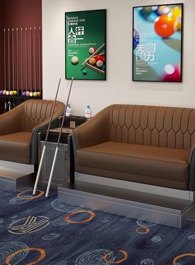 档台球沙发HWN牌台球厅专用观球沙发桌球室椅子比赛专高座用椅棋