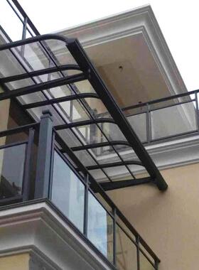 MEP小区透明窗台棚院别墅阳庭铝金P合C耐力板台阳光房遮阳雨篷