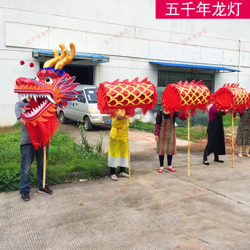 段龙脱节龙灯舞龙灯脱节龙舞龙舞狮道具广西龙灯板凳龙节节龙