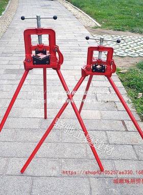 管带钳钳带腿压力钳架子管台MPH子钳台虎钳管水钳2号钢管钳3号管
