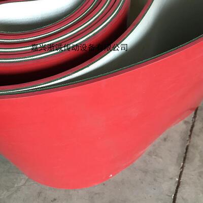 上海家厂长直销红胶/期DOJ海棉/挡板/导条/裙边输送带，现场接头