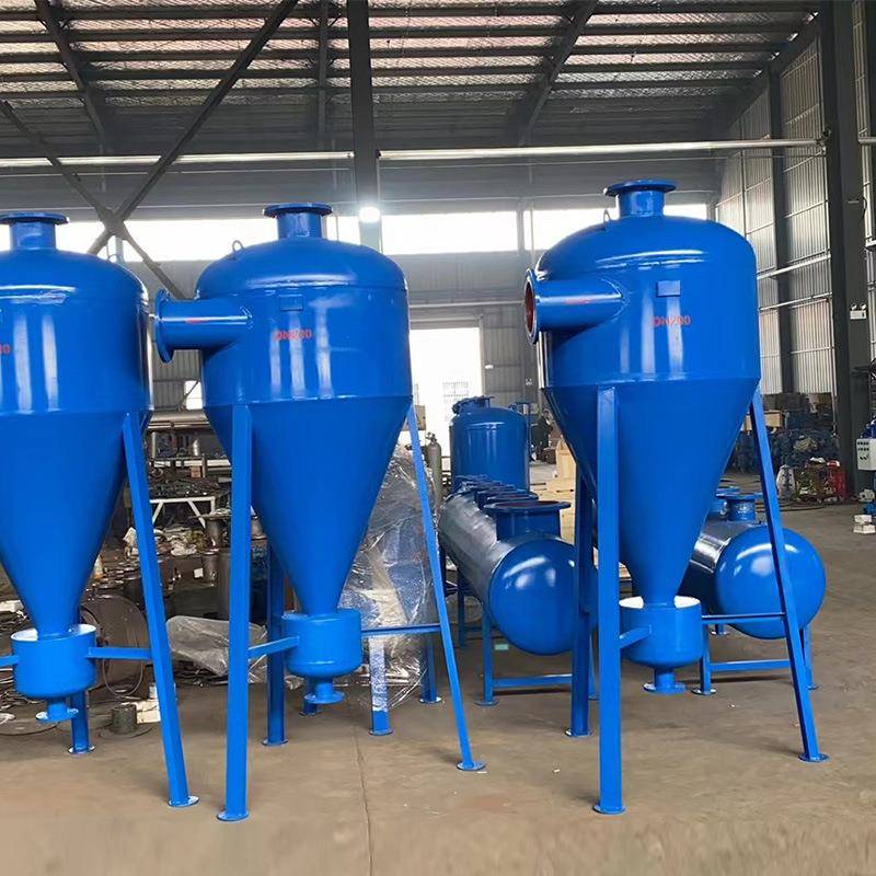 30不砂锈钢旋水除砂器流除沙器自动排污河水沙水分离4器井离心式