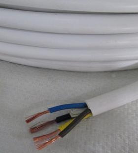 RV线V电源线3*0.50.75芯11.2.542436平方5白色软芯护套电线