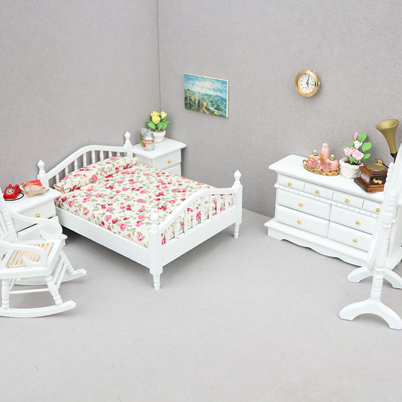 112/OB11娃娃屋镜子床品6套