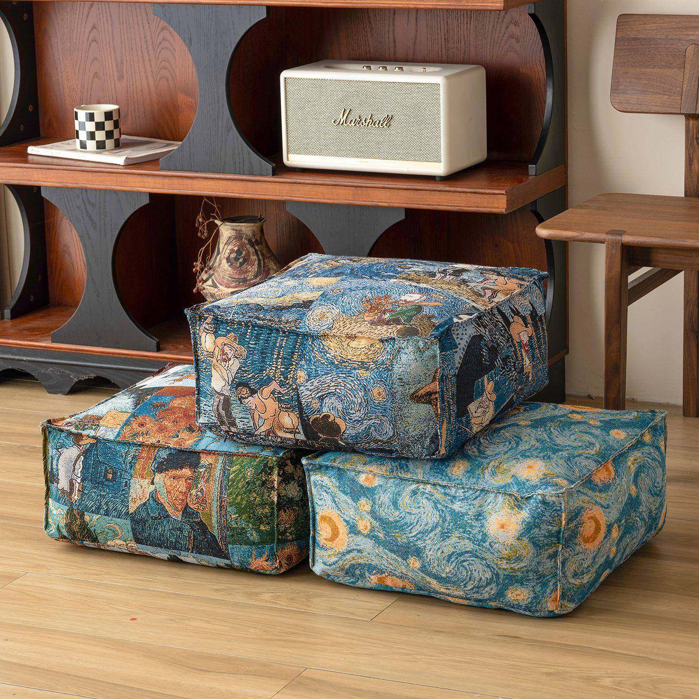 加厚方式形PCF地上蒲团坐墩垫日艺提花坐垫布飘窗客厅榻榻米懒人,鲜花速递/花卉仿真/绿植园艺,其它园艺用品,淘宝优惠券,粉丝福利购,淘宝优惠卷