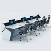 新监控操作台29645网络机柜中指挥心调度多联弧形控款 制台台厂家