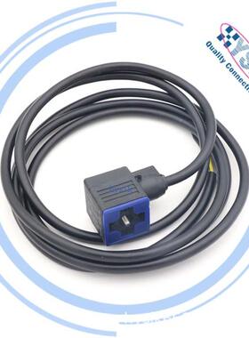 电磁阀插头水DIN43650AOGA4一体成型式2V防耐低温