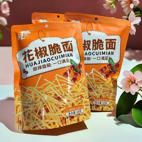 辣味花椒脆面网红怀旧解馋零食