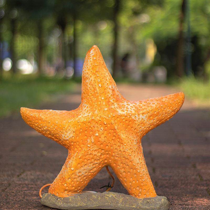 户外造型灯具仿真海星造型玻璃钢防水亮化商照广场亮化陈美灯光节