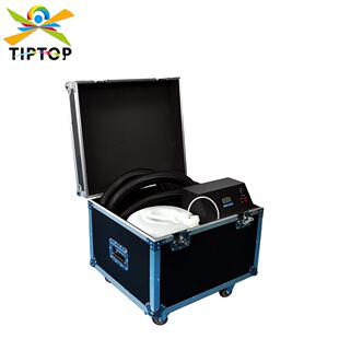 不夜天1500瓦航空箱分体式大型舞台喷射雪花机配10米气管悬挂喷射