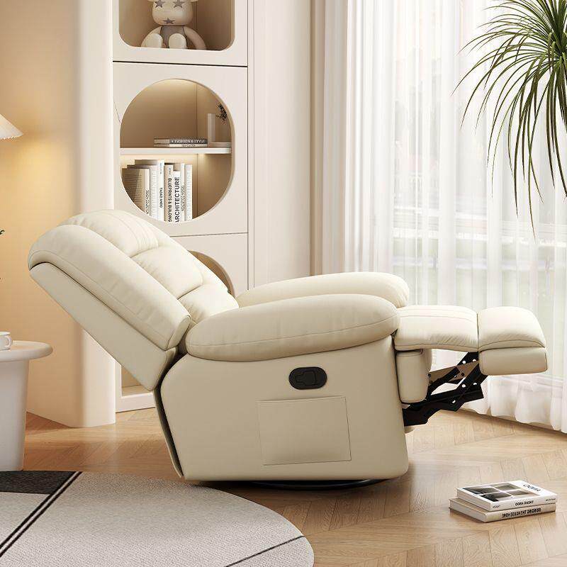 客厅休息区电动旋转按摩美甲摇椅懒人沙发椅单人头等多功能太空仓