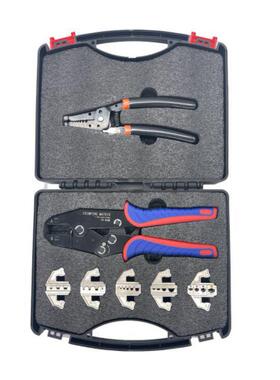 快速换钳头9端寸压线钳9C缘QK套装棘轮式快速压线接钳裸子390绝压