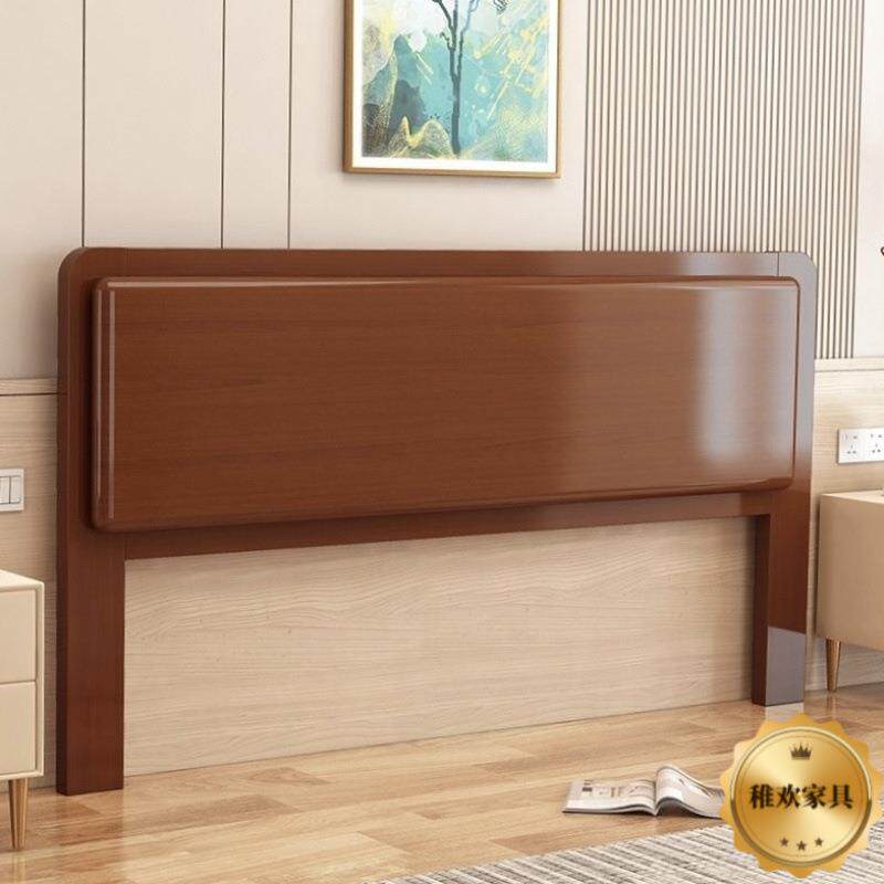 实木头板1.8床头1.5经型单人床头榻板90靠背济板榻床米双人床头