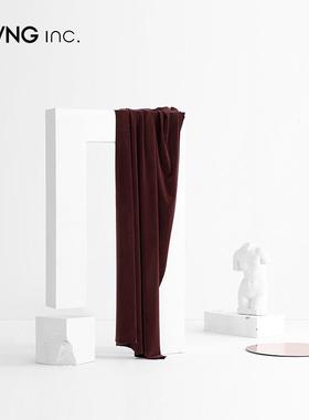 窗「绒料室04#」澳洲羊39518绒轻奢丝绒窗帘卧客厅全遮光窗帘帘布