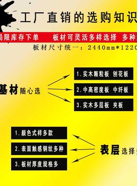 工厂直销MDF中高密度板E1级中纤板黑色贴面碳纤纹台面电竞桌面板