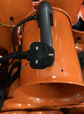 LU 14寸非防爆手提轴流风机110V/220V管道工业手提换气黄色抽风机