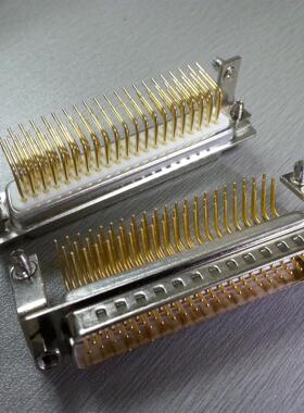 车针5.0版HDR62PIN母座 90度弯脚HDR62P母头连接器