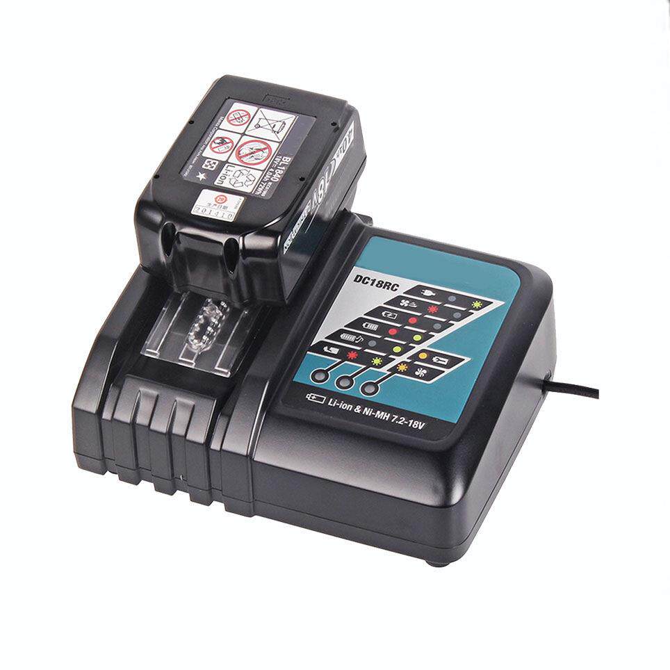 适用牧田 充电器电池3A14V-18V欧规充电器2个18V3千毫安电池1套