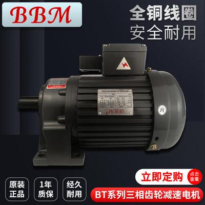 供应意大利BBM三相齿轮减速电动机立 卧式400W 1/2HP 4POLES IP44