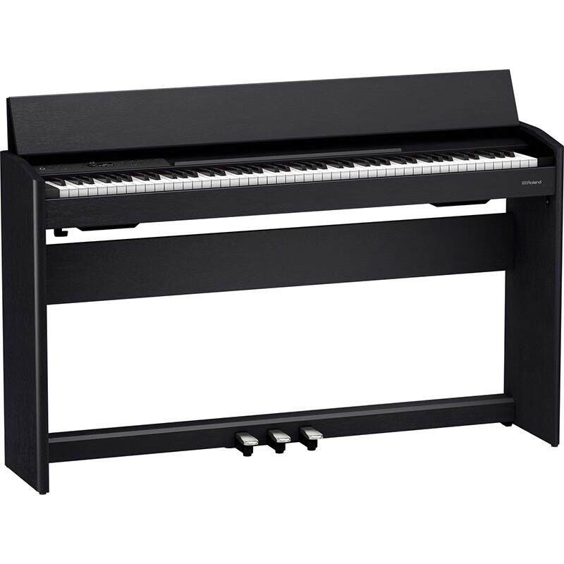 Roland罗兰RP107 F107 88键家用立式数码电钢琴 F107黑色+三踏板+