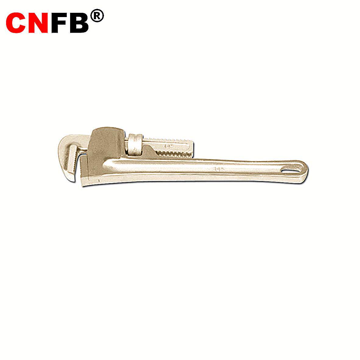 天津桥防CNFB安全防爆工具管钳子钛合金管钳子T8-5102